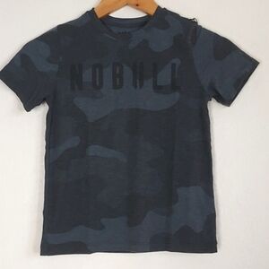 NEW NOBULL T-Shirt Camo Gray Size Small
